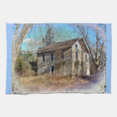 Derelict Farmhouse op Upper Ridge Road Theedoek (Horizontaal)