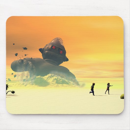 Derelict Robot Revival Mousepad Muismat (Voorkant)