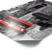 Derelict Ute-fotografie zwart-wit Foto Afdruk (Hoek)