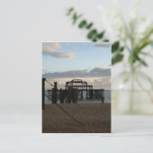 Derelict West Pier Brighton England Briefkaart (Staand voorkant)