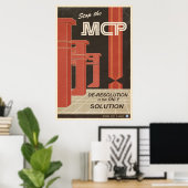 Deresolutie is de enige oplossing poster (Thuiskantoor)