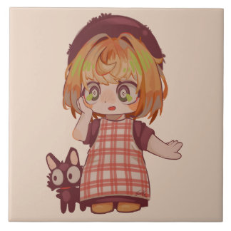 Deretjie Chibi  Tegeltje