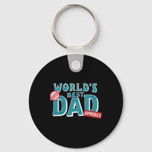 Derft World's Best Dad - Gecontroleerd en Goedgeke Sleutelhanger