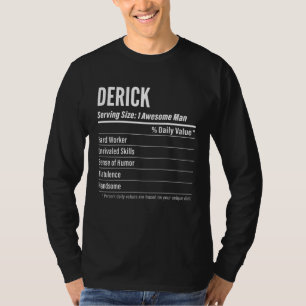 Derick Voedingsfeiten Portiegrootte Calorieën T-shirt