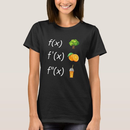 Derivative Analysis Calculus Mathematics Math Teac T-shirt (Voorkant)