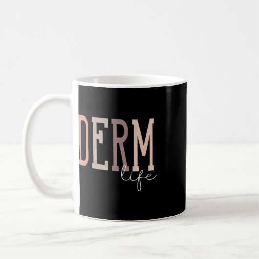 Derm Life Dermatoloog en Dermatologie Verpleegkund Koffiemok (Links)