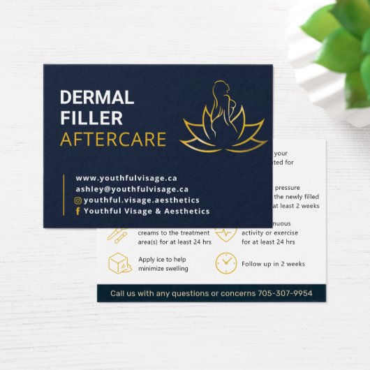 Dermal Filler  Visitekaartje (Bureau)