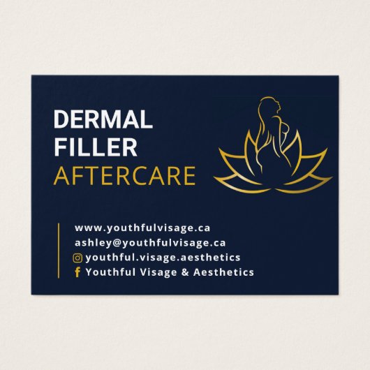 Dermal Filler  Visitekaartje (Voorkant)