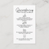 Dermaplaning nazorg Kaarten Klantenkaartje (Voorkant)