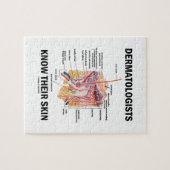 Dermatologen kennen hun huid (anatomie) legpuzzel (Horizontaal)