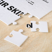 Dermatologen kennen hun huid (anatomie) legpuzzel (Zijkant)