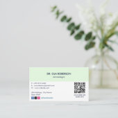 Dermatologie Clinic Business | Schone afspraak Visitekaartje (Staand voorkant)