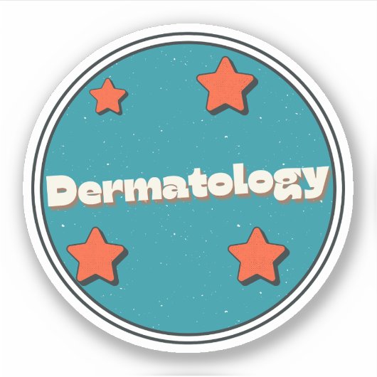 Dermatologie Sticker (Voorkant)
