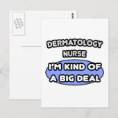 Dermatologieverpleegster... Ik ben een beetje een  Briefkaart (Voorkant / Achterkant)