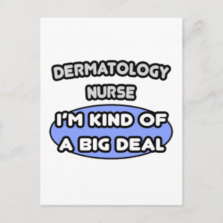 Dermatologieverpleegster... Ik ben een beetje een  Briefkaart