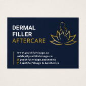 Dermatologische vulstof  visitekaartje (Voorkant)