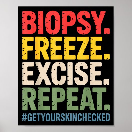 Dermatologist Art For Men Women Dermatology Dermat Poster (Voorkant)