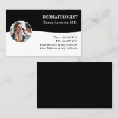 Dermatologist Medical Business Cards Design Visitekaartje (Voorkant / Achterkant)