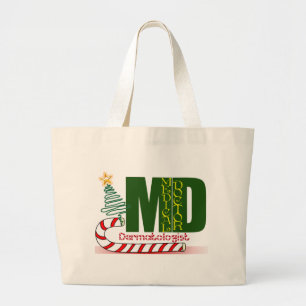 Dermatologist MERRY CHRISTMAS Grote Tote Bag