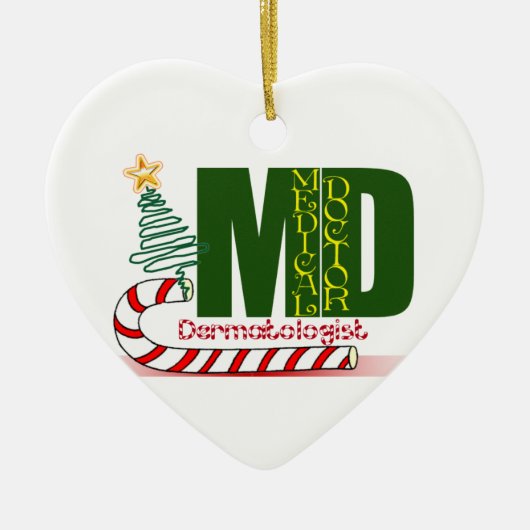 Dermatologist MERRY CHRISTMAS Keramisch Ornament (Voorkant)