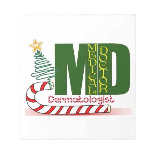 Dermatologist MERRY CHRISTMAS Notitieblok (Voorkant)