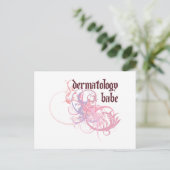 Dermatology Babe Briefkaart (Staand voorkant)