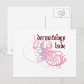 Dermatology Babe Briefkaart (Voorkant / Achterkant)