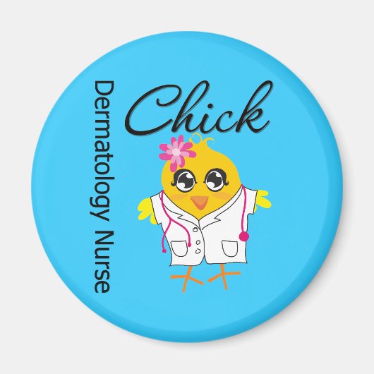 Dermatology Nurse Chick v2 Magneet (Voorkant)