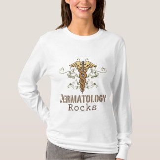 Dermatology Rocks Caduceus Long Hoeve T shirt