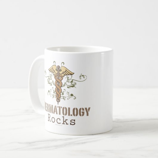 Dermatology Rocks Caduceus Mok (Voorkant links)