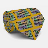 Dermatoloog Artsy Necktie "Terminology" Design Stropdas (Opgerold)