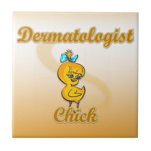 Dermatoloog Chick Tegeltje (Voorkant)