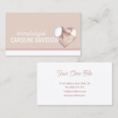 Dermatoloog - Huidarts Eenvoudige Hart Kaart Visitekaartje (Voorkant / Achterkant)