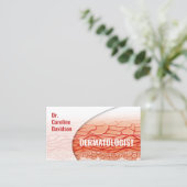 Dermatoloog - Huidlaag Visitekaartje Afsprakenkaartje (Staand voorkant)