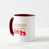 Dermatoloog Huiduitslag arts medisch woordje grapp Mok (Voorkant links)