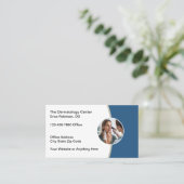 Dermatoloog Kantoor afspraak kaarten ontwerp Afsprakenkaartje (Staand voorkant)