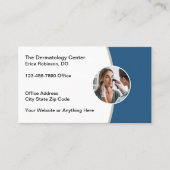 Dermatoloog Kantoor afspraak kaarten ontwerp Afsprakenkaartje (Voorkant)