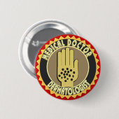 Dermatoloog LOGO Ronde Button 5,7 Cm (Voorkant /achterkant)