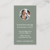 Dermatoloog medische afspraak kaarten verticaal afsprakenkaartje (Voorkant)