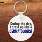 Dermatoloog overdag sleutelhanger (Voorkant)