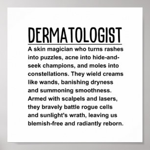 Dermatoloog Poster
