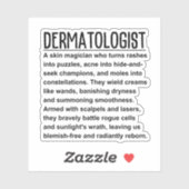 Dermatoloog Sticker (Vel)