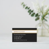 Dermatoloog Visitekaartjes Afsprakenkaartje (Staand voorkant)
