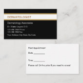Dermatoloog Visitekaartjes Afsprakenkaartje (Voorkant / Achterkant)