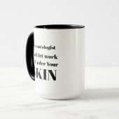 Dermatoloog Werk Mok - Grappige Dokter Stunt Koffi (Voorkant links)