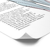 Dermatome Alarm Back Shu Acupunctiepunten Grafiek Poster (Hoek)