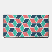 Dern Geometrische 3D Kleur Cube Desk Mat – Stijlvo (Voorkant)
