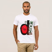 DeRose Fit-shirt - zwart/rood/groen T-shirt (Voorkant volledig)