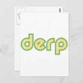 Derp 1 briefkaart (Voorkant / Achterkant)
