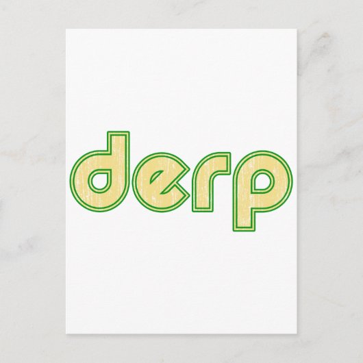 Derp 1 briefkaart (Voorkant)